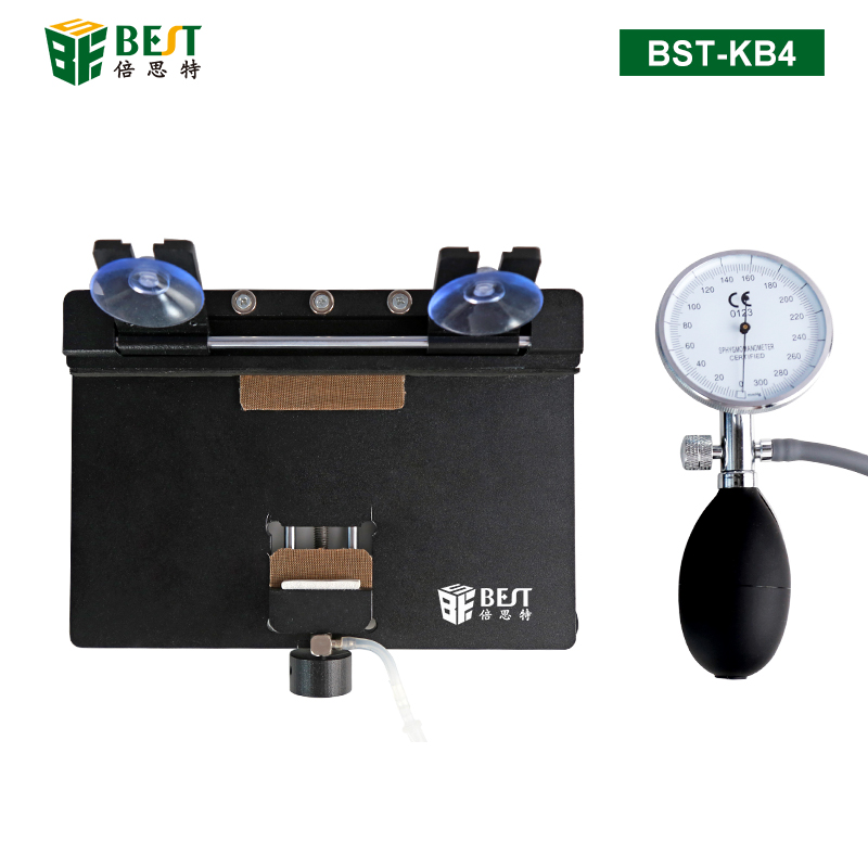 BST-KB4 手機氣密性檢測儀 屏幕側掛夾具一體治具 多功能維修托架測漏氣 密封性防水測試儀 適用蘋果手機
